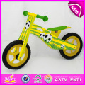 2014 nuevo juguete de madera de la bicicleta para los niños, juguete popular de madera de la balanza de la bici para los niños, bicicleta de madera del juguete de madera para la fábrica W16c081 del bebé